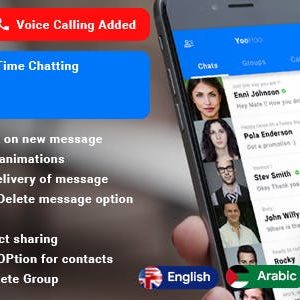 Android Chatting App with Voice/Video Calls, Voice messages + Groups -Firebase | Complete App|YooHoo