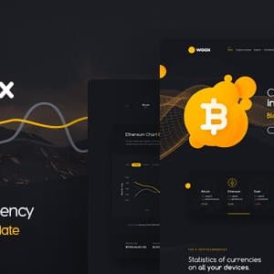 Woox Crypto - ICO,Coins and Cryptocurrency HTML Website Template