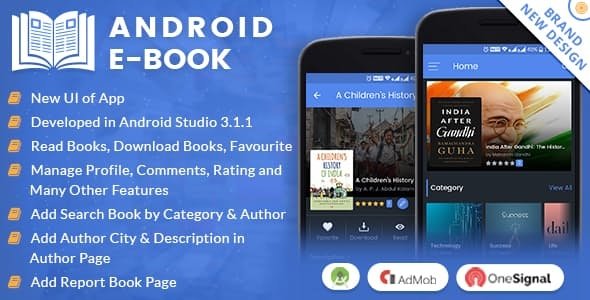 Android E-Book App with Material Design