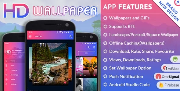 Android Wallpapers App (HD, Full HD, 4K, Ultra HD Wallpapers)