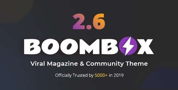 BoomBox v2.6.2 — Viral Magazine WordPress Theme
