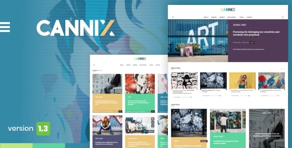 Cannix – A Vibrant WordPress Theme for Creative Bloggers