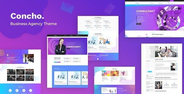 Concho – Consulting Services WordPress Theme