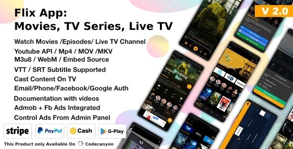 Flix App Movies – TV Series – Live TV Channels – TV Cast