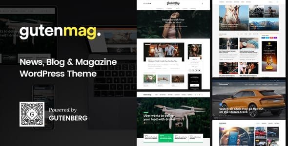 GutenMag – Gutenberg WordPress Theme for Magazine and Blog