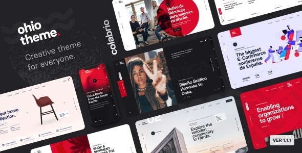 Ohio – Creative Portfolio & Agency WordPress Theme