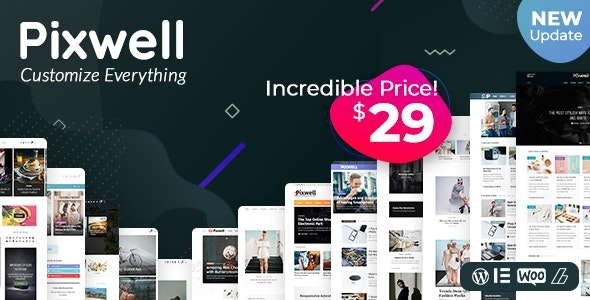 Pixwell – Modern Magazine WordPress theme
