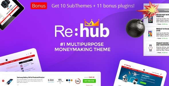 REHub v14.7 – Price Comparison, Affiliate Marketing, Community Theme