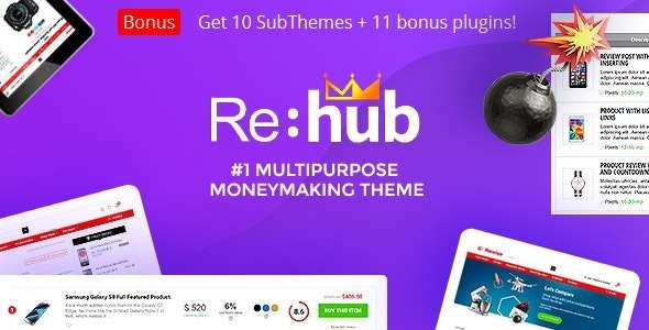 REHub v14.7 – Price Comparison, Affiliate Marketing, Community Theme