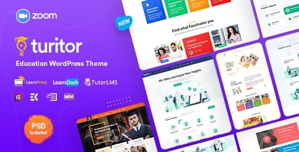 Turitor – LMS & Education WordPress Theme