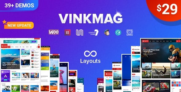 Vinkmag – Multi-concept Creative Newspaper Magazine WordPress Theme